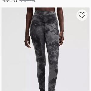 Lululemon Dark Tie-Dye Leggings